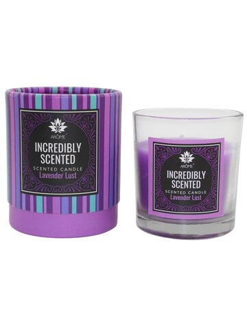 AR139 AR AROME GLASS SCENTED CANDLE LAVENDER LUST 120 G-1