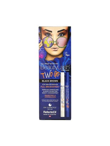 BEA014 BE BEAUTYLASH TWO GO FULL BROW TINTING PEN/BLACK BROWN-1