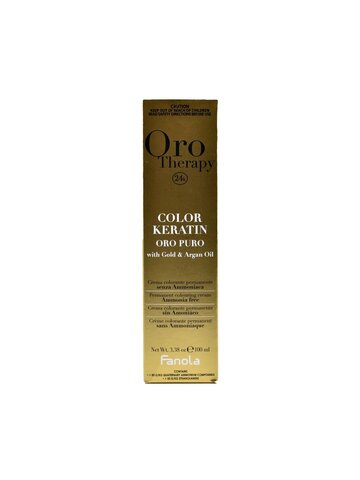 FA0396 Fanola Oro Therapy 24K Color Keratin 100 ml - permanentní barva: 7.34 - Medium Golden Copp-1