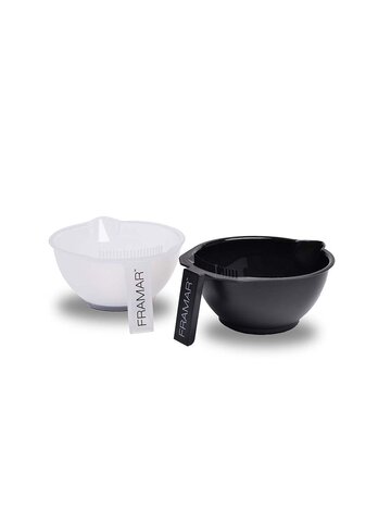 FR0005 FR COLORING BOWLS BLACK AND CLEAR 2-PACK CB-2PK-1